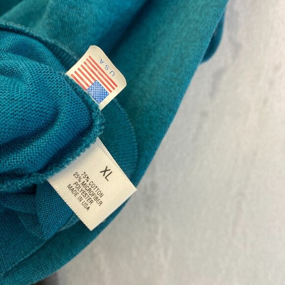 Lot of 3 ST CROIX Shop Polo Sweaters Mens XL Blue Orange Henley Long Sleeve USA - Picture 7 of 16